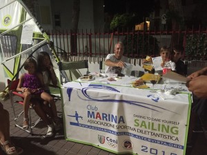 Stand dell'Asd Club Marina Sailing 